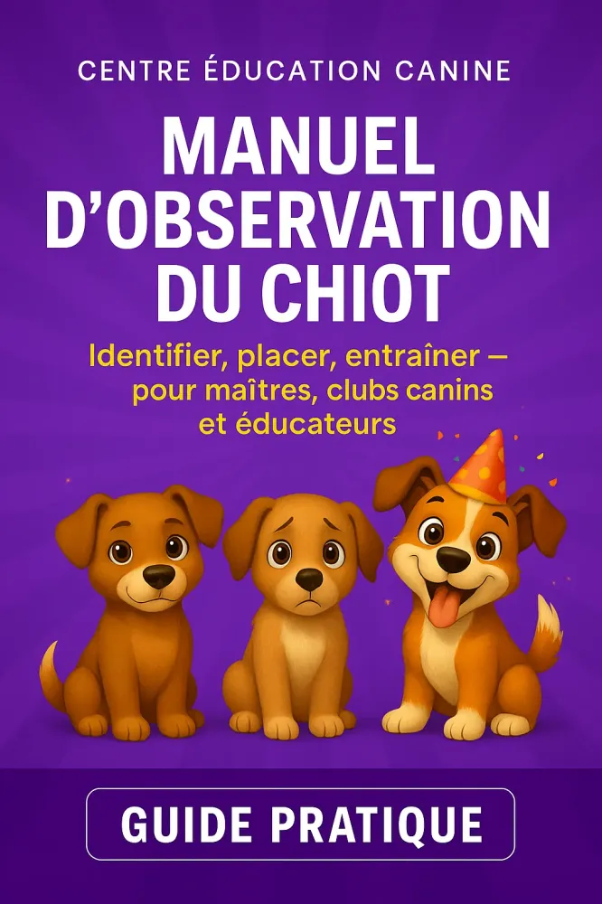 Manuel d’observation du chiot